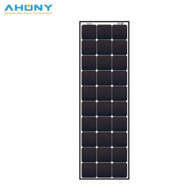 China 12V 70W Panel Solar de vidrio Cargador de energía Resistente a grietas para baterías de techo del océano RV en venta