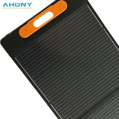 China Mono draagbare opvouwbare zonne-energie-oplader opvouwbare zonnepanelen van kunststof zonnepanelen zonnepanelen 160w 12v 24v Te koop