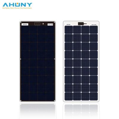 China Sunpower Black Contact Walkable Solar Panel 120 Watt Semi Flexible For RV Marine Boat for sale