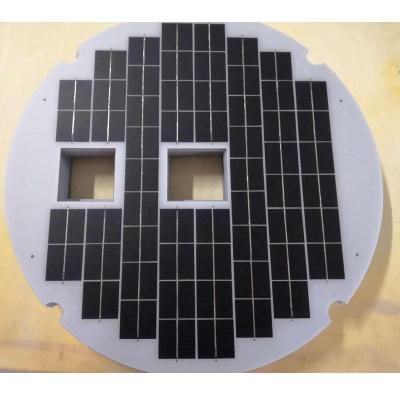 China Bicicleta Mono Panel solar personalizado 11w Panel solar redondo módulo de arco para bicicleta eléctrica en venta