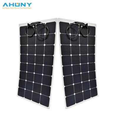 China 120W panel solar personalizado flexible solar energía solar célula para el techo del carrito de golf en venta