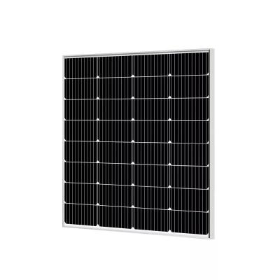 中国 100W Efficiency Glass Solar Module Mono Solar Cell Strong 20V For LED Light 販売のため