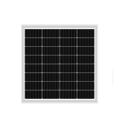 China Black White Solar Panel 10w - 80w 100w PV Module For Resell Small CCTV Mobile IOT Smart Solar System for sale