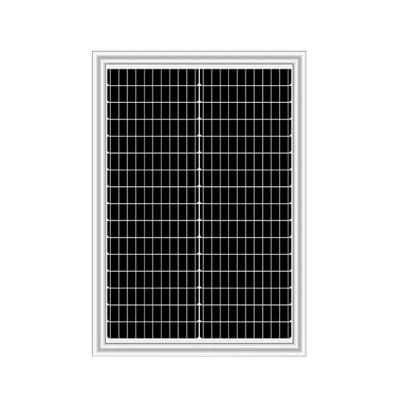 China 50w starres monokristallines Solarpanel mit 500V maximaler Systemspannung zu verkaufen