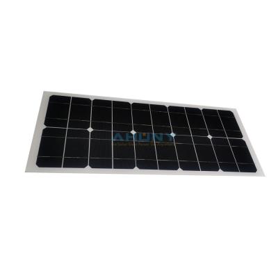 Κίνα Monocrystalline Solar Panel Glass Solar Panel 30W 35w Power Output For Smart System Project Mobile Charging Station προς πώληση