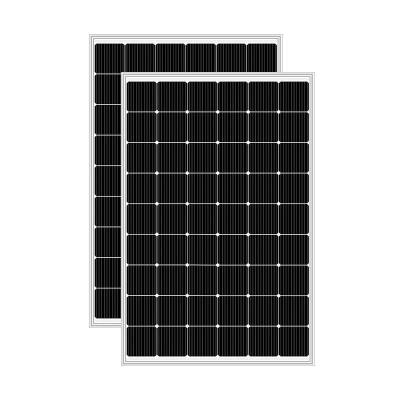 China 182mm Cell Size White Backsheet Rigid Solar Panel for Pole Mounting Solutions for sale