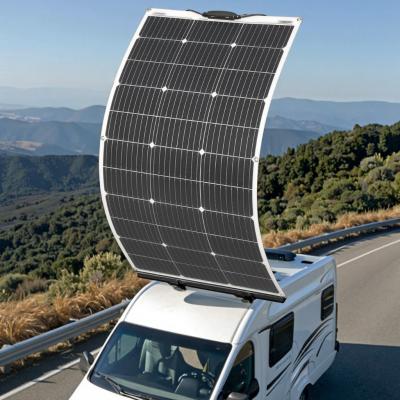 China Ultralight Thin Bendable Flexible Solar Panel 100w 120w 150w 170w 200w 300w 400w for sale