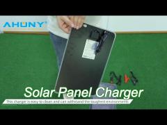 portable foldable sunpower solar panel charger 28w waterproof with 2 usb port