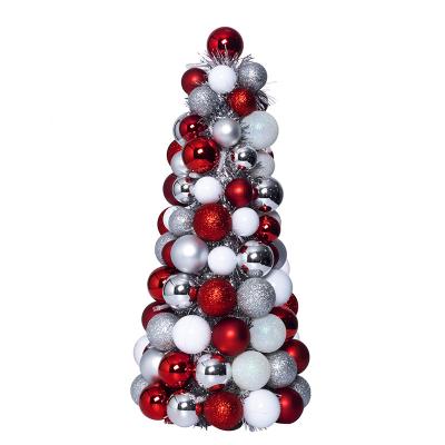 China New PPB/PPHM Custom Christmas Balls Hanging Hot Selling Plastic Christmas Tree Ball Ornaments for sale