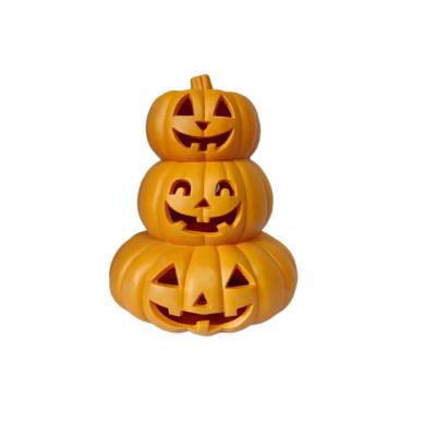 China Popular HDPE Funny Home Decoration Lights Props Ornaments Led Holiday Plastic Crafts Halloween Pumpkin for sale