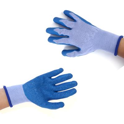 China EN388 10Gauge 5yarns Durability/Anti-alip/Anti-abrasion/Breathable/Comfortable Rubber Coating Work Ply Coated Palm Dipping Garden Latex Safety Working Gloves for sale