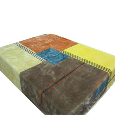 China COMFORTABLE THICK DOUBLE SINGLE SOFT MINK SUPER SOFT RASCHEL PLUSH POLYESTER BLANKET for sale