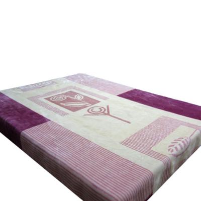 China PORTABLE Cheap King Size Flower Mink Winter Blanket, Manufacturers Raschel Throw Bed In Printed Blanket for sale