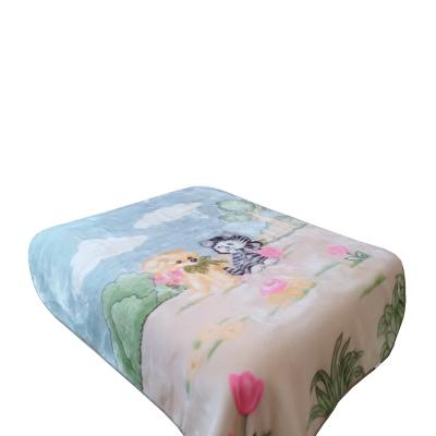 China 2022 Hot Selling Polyester Raschel Kids Wearable Fun Soft And Intimate Blanket for sale