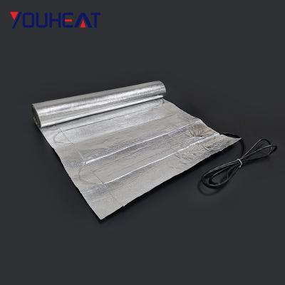 China All Available Electric Floor Heating Mat For Floor Heating System Aluminum Foil Heating Mat for sale