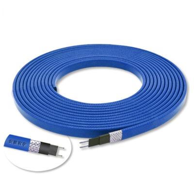 China Pipe Heat Pipe Heating Cable Installation Polyolefin Jacket External Heating Cable for sale