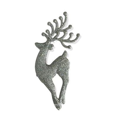 China Hot Selling China Festival Christmas Tree Ornaments Small Hanging Snow Deer Elk Tree Accessories Gift Decorations Small for sale