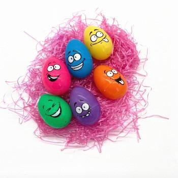 China Hot selling multicolor plastic plastic easter egg pp easter eggs for sale for sale