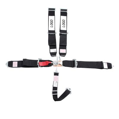 China Sports 5 Point Lock And Link Race Car Sports Safety Seat Belt Harness SFI 16.1 Rated Certified for sale