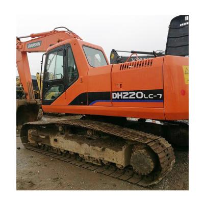 China Cheap used construction DH220 doosan construction excavator machine for sale for sale