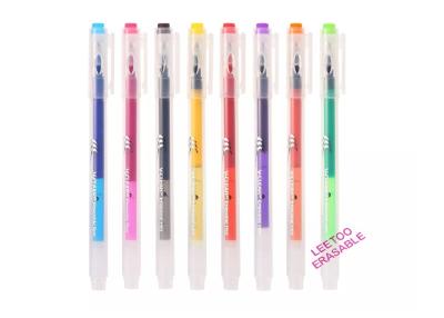 China Students Writing 8 Colors 0.7mm Erasable Felt Tip Pens for sale