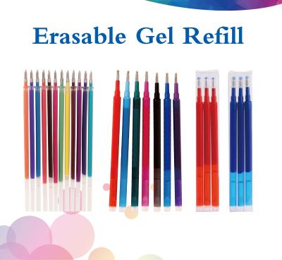 China OEM 20 Colors Clicker Friction Erasable Pens Refills for sale