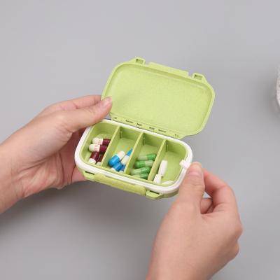 China Portable Pill Organizer Pill Box Eco Friendly Pill Box For Daily Pill Case Waterproof Medicine Organizer Portable Medicine Storage Travel Organizer for sale