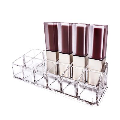 China Small Viable Acrylic Lipstick Holder Clear Makeup Organizers And Storage For Lipstick Brushes for sale