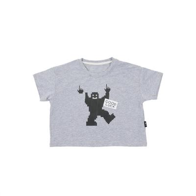 China Monster Printing Children's T-shirt Tops Summer Short Sleeve Boys Clothes T-shirt Children's Clothing Anti-Shrink for sale