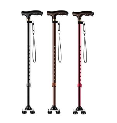 China Lightweight Rehabilitation Cane Aluminum Alloy Crutch With A Flashlight SZ006 for sale