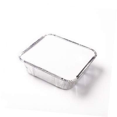 China Widely Used Disposable 3 Compartment Aluminum Foil Lunch Box With Lid for sale