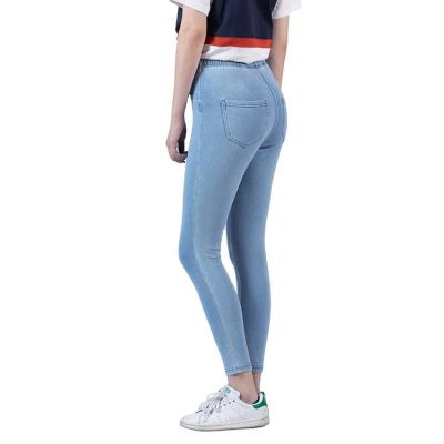 China 2022 New Arrival Breathable Skin Stretch Lift Up Waist Low Denim Women Skinny Jeans for sale