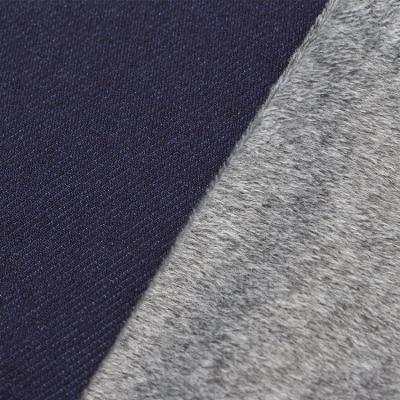 China Manufacturer-supplier soft hot selling spandex velor denim knitted fabric for denim for sale