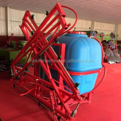 China High efficient high quality 600L 3 point linkage turbo atomizer rod boom cart sprayer machine for sale