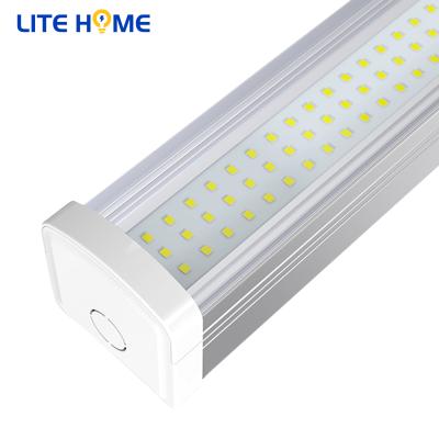 China Modern 1500mm LED Batten Light for Warehouse Factory Supermarket Mall Office Hotel Warm Light for sale