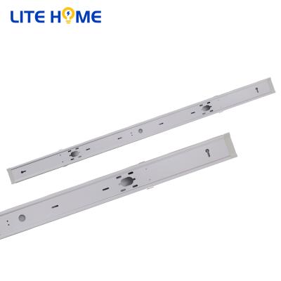 China Modern 600mm LED Batten Light for Warehouse Factory Supermarket Mall Office Hotel Warm Light for sale