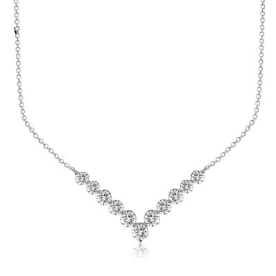 Chine Collier en or Moissanite diamant sourire pendant pour cadeau à vendre