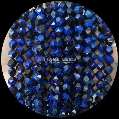 China Edelstein Perlen Diamanten verschiedene Farben Blendungen DIY Schmuck 6mm 8mm 10mm Tourmalin Blaue Tiger-Auge Lockersträhnen zu verkaufen