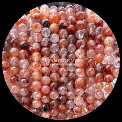 China Gemstone Assorted Color Fire Quartz Smoky Quartz High Quality Loose Bead Strands for The Perfect Choice for Your Business en venta