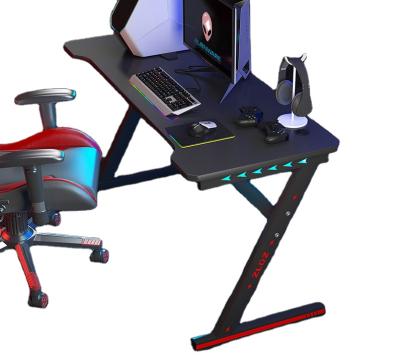 China Hot Selling 7 Color RGB Gaming Computer Desk Light RGB Gaming Desk For Home for sale