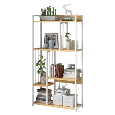 China Creative Multifunctional Wooden Shelf Flower Rack Shelf Storage Rack for sale