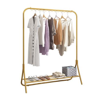 China Wholesale Nordic Simple Coat Hanger Floor Style Metal Frame Coat Hanger for sale