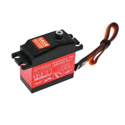 China RC Hobby SPG3612LV-180 12KG High-speed Metal Gear Digital Servo For Rc Car/1:10 Drift Remote Control Car Aircraft Parts for sale