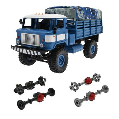 China RC Military Hobby WPL 4WD Truck Upgrade Parts RC Parts Front And Rear Assembly Metal Axle Housing Factory for sale