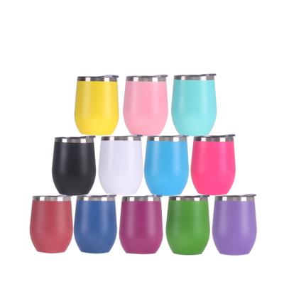 China Viable Wholesale Amazon Wall Stainless Steel Hot Selling 12oz Sip Wine Cup Double Tumbler for sale