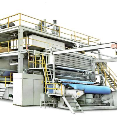 China Fabics S SS SMS SMMS PP Nonwoven Spunbond And Meltblown Nonwoven Fabrics Making Machine for sale