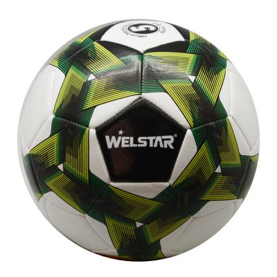 Chine New Design Football Machine Sewn Training Soccer Ball wholesale Official Size 5 Custom Print à vendre