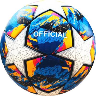 Chine New Professional thermal bonding Soccer Balls Size 5 Custom PU Leather Match Football à vendre