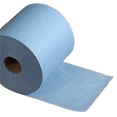 China 55% Wood Pulp + 45% Polypropylene Premium Cleanroom Wood Pulp Polyester Nonwoven Paper Nonwoven Cellulose Wipes Roll for sale