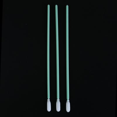 China Alcohol Cleaning Resistant PP Handle Polyester Cleanroom Swab Stick For Printers for sale